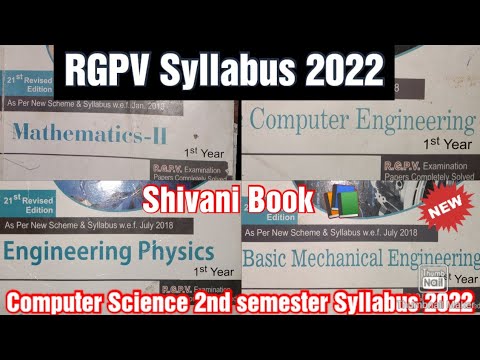 RGPV BTech 1st/2nd Semester Complete Syllabus 2022.