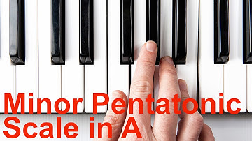 How to Play Minor Pentatonic Scale in A | Keyboard Lessons