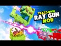 Fully Destroying ZOMBIES With an ALIEN RAY GUN - Teardown Mods