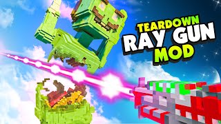 Fully Destroying ZOMBIES With an ALIEN RAY GUN - Teardown Mods