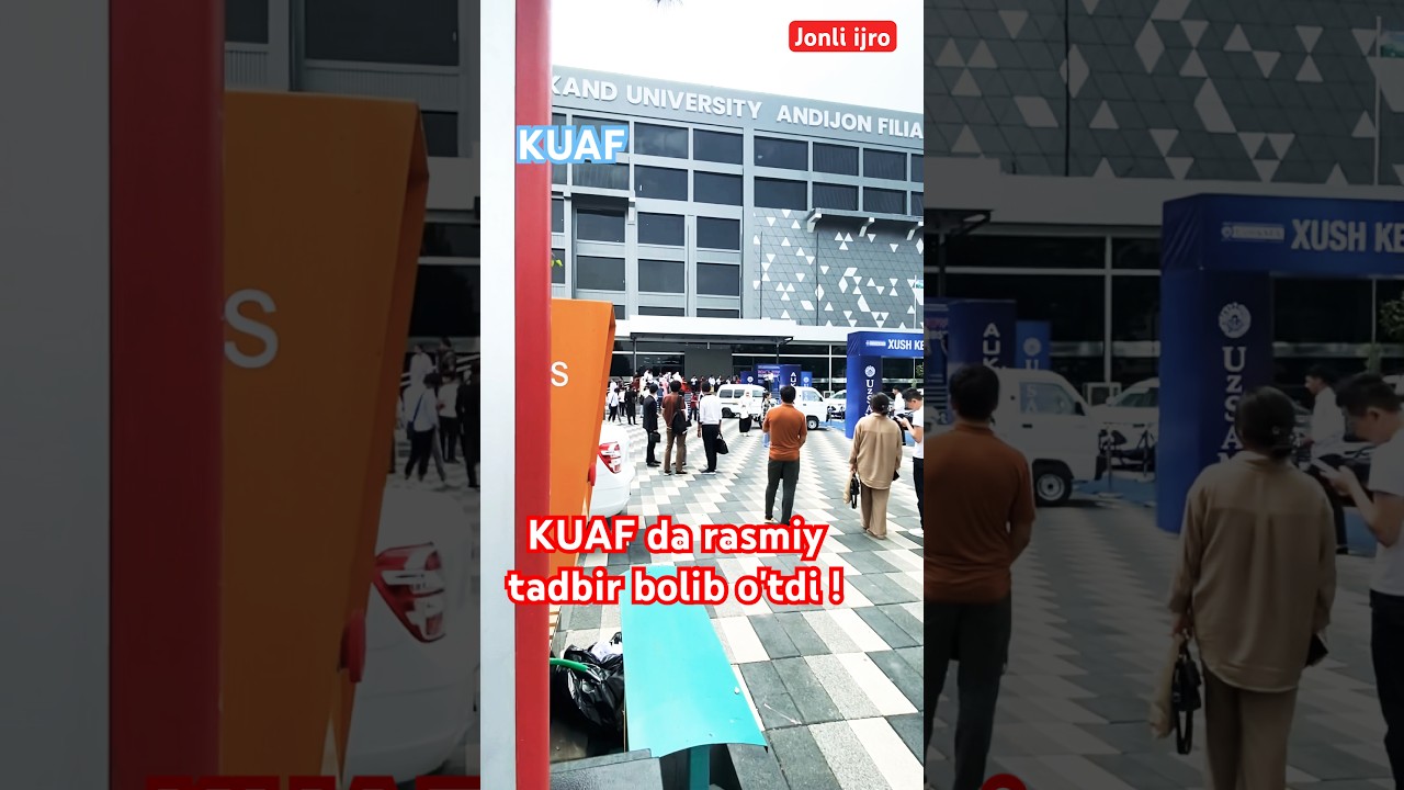 KUAF Andijon Filiali Tadbiridan CHIROYLI KADRLAR | VLOG 2025 ! 