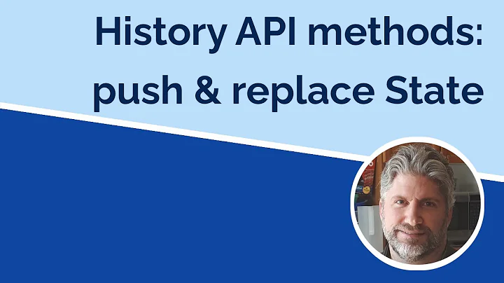 Exploring the History pushState and replaceState Methods