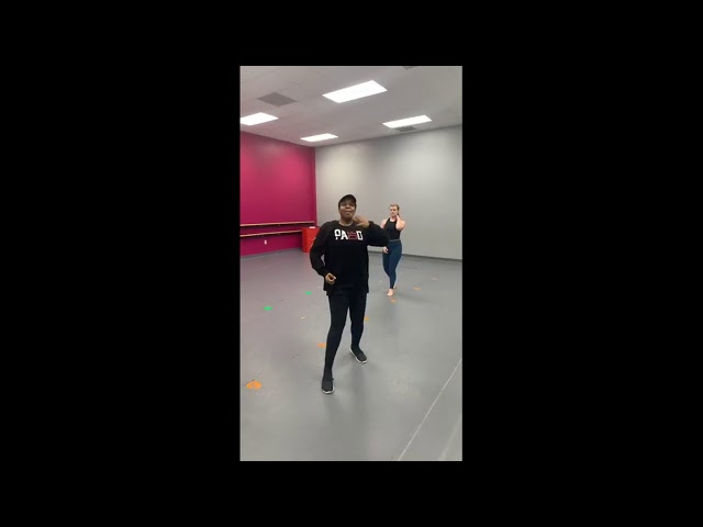 Contemporary warm and combo taught by Ms. Tracey.