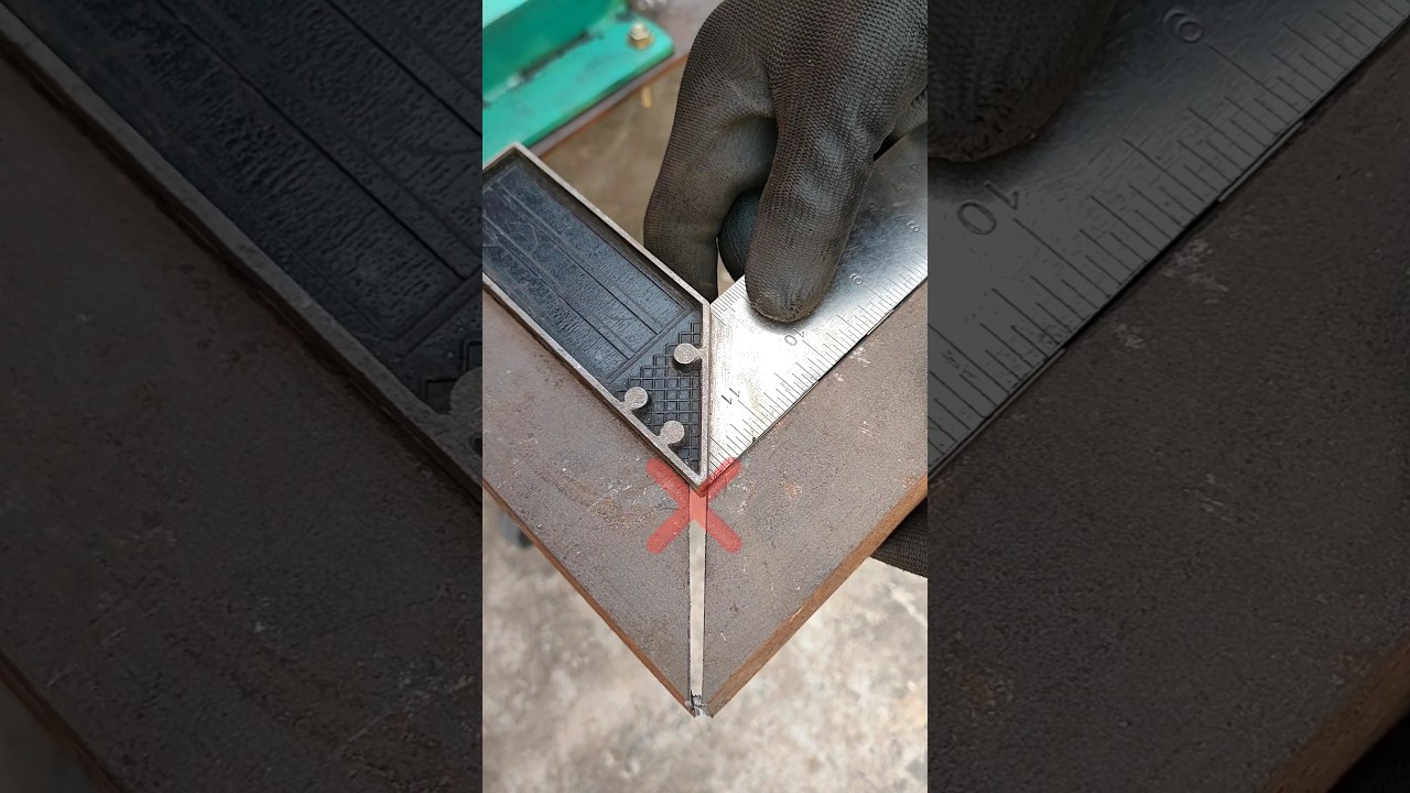 Many welders don't know how to make 90 degree joints on angle iron