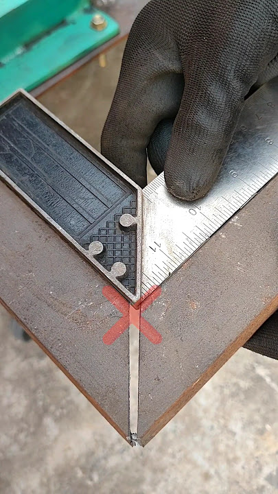 Many welders don't know how to make 90 degree joints on angle iron