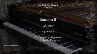 J. Dussek - Sonatina in C Major Op. 20 No. 2, for Piano (Complete)