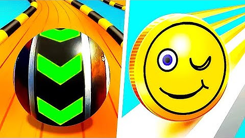 Sky Rolling Ball 3d | Coin Rush - All Levels Gameplay Android,iOS - NEW APK MEGA UPDATE GAMES