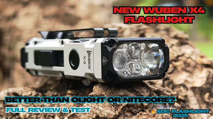 This Compact Flashlight is INSANE – WUBEN X4 Full Review & Test