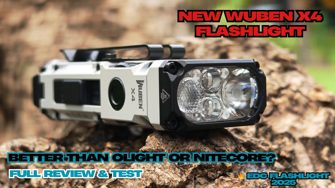 This Compact Flashlight is INSANE – WUBEN X4 Full Review & Test