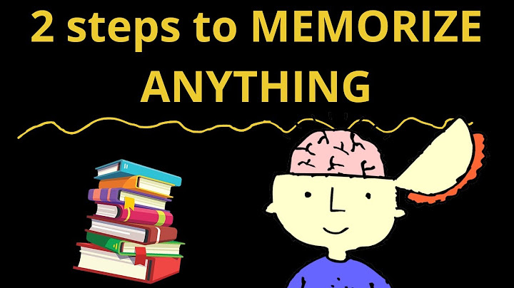 How to MEMORIZE everything you read in 2 STEPS ?