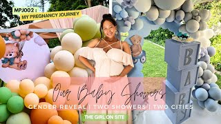MPJ002 My Pregnancy Journey: Our Baby Showers | Gender Reveal | Two Showers | Two Cities
