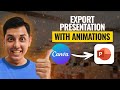 Export Canva to PowerPoint with Animations for Beginner