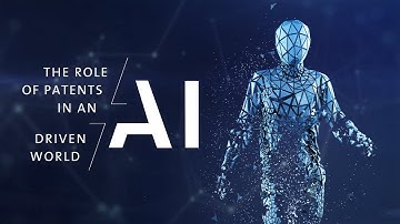 The role of patents in an AI driven world - DAY 2