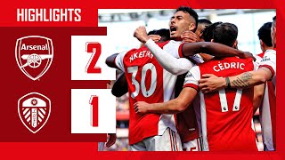 Highlights Arsenal Vs Leeds United 2-1 Premier League Eddie Nketiah At The Double