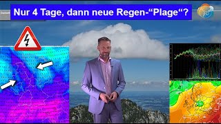 Nur 4 Tage, dann Regen & Gewitter. Im Osten am längsten trocken. Wettervorhersage 09.-16.05.2024.