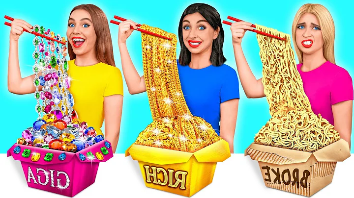 Rich vs Broke vs Giga Rich Food Challenge | Food Battle by Multi DO Fun Challenge