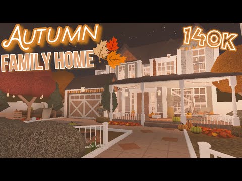 Bloxburg: 🍁𝙰𝚞𝚝𝚞𝚖𝚗 𝙵𝚊𝚖𝚒𝚕𝚢 𝙷𝚘𝚖𝚎 🎃 | Speed build