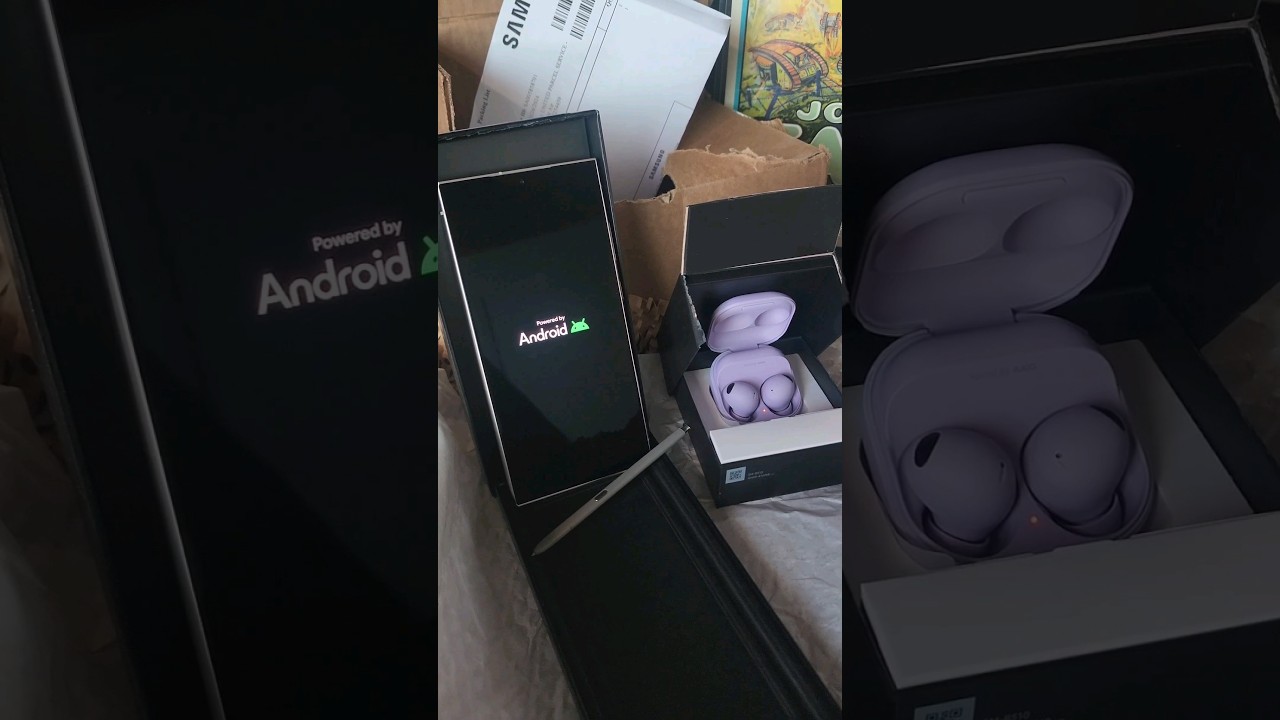 Samsung S24 Ultra pre-order delivered for this first look 👌🏻 #SamsungS24Ultra #FirstLook #iPhoneSuck