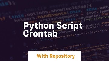python script crontab