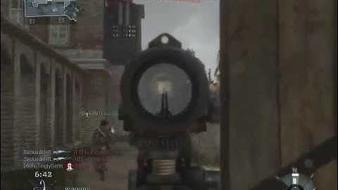 Call of Duty black ops l96a1 acog double kill