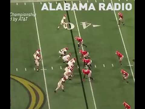 Alabama vs. Georgia winning touchdown