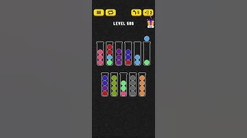 Ball Sort - Color Puzzle Game - Level 586 - Walkthrough SOLVED by RobotPlayer AI!!!
