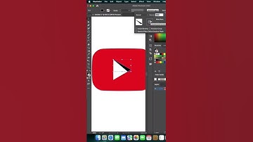 Draw the YouTube play Symbol in illustrator #illustrator