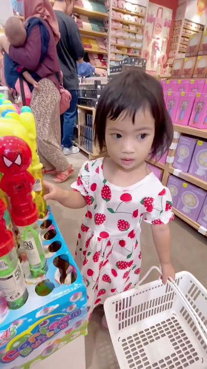 DARLEEN BELANJA SENDIRI DI MINISOO😍😍 #viraltiktok #viralvideo