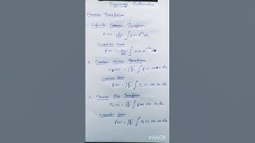 fourier transformation forumal