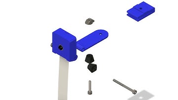 Raspberry Pi Camera Module V2 case and rotating mount (Horizontal Mount)