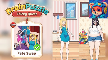 Brain Puzzle Tricky Quest Level 62 Fate Swap choose the right props for them Walkthrough & Solution