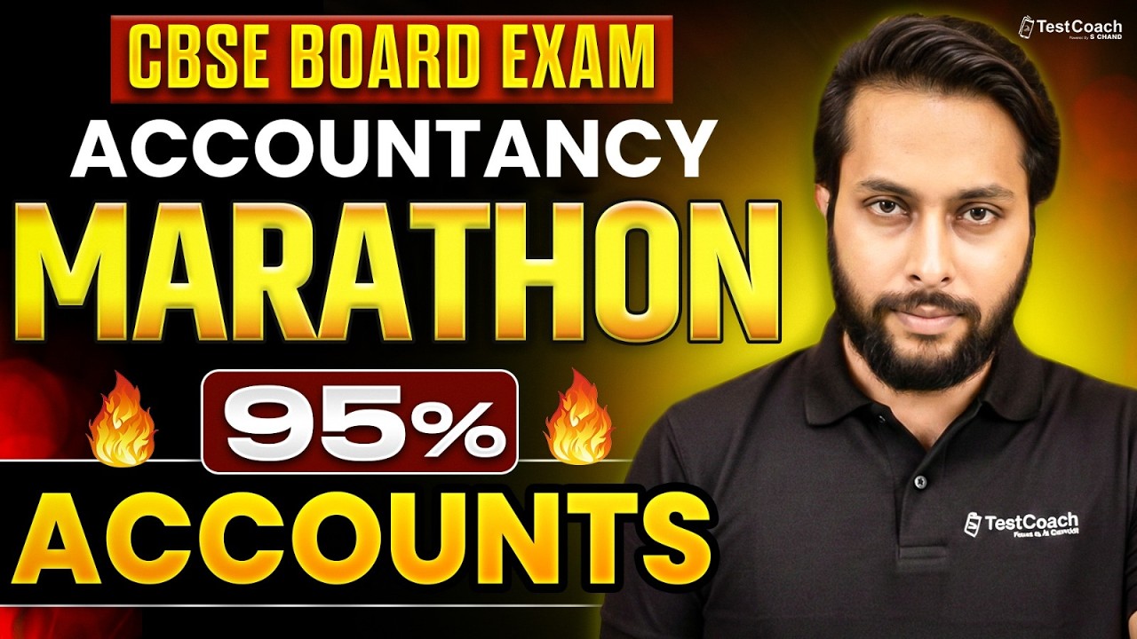 Class 12 Accountancy Marathon | Accountancy Final Revision 2026 | CBSE Board Exam 2026