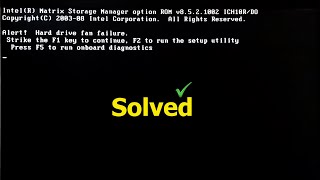 Alert Hard drive fan failure | Hard drive fan failure on Dell Optiplex System