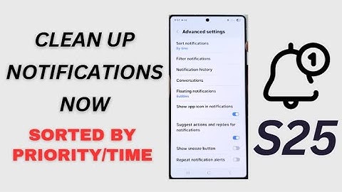 🕒 Sort Notifications by Time or Priority on Galaxy S25/S25 Edge/Ultra – Boost Your Focus!
