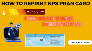 How to Reprint PRAN Card | Reprint PRAN Card | NPS