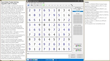 dxSudoku #93 X-Chains with Snyder Notation and Pencil Marks