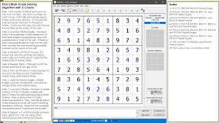 dxSudoku #93 X-Chains with Snyder Notation and Pencil Marks