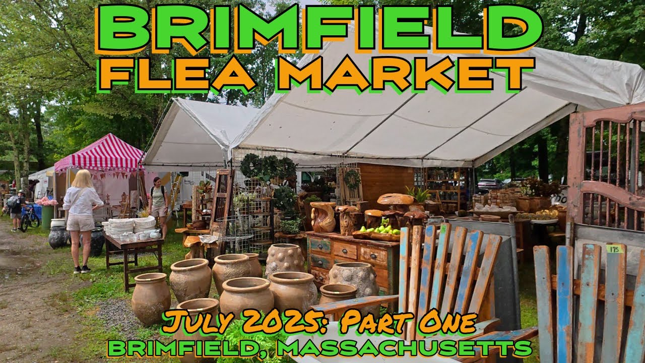 High Temps and Hot Deals at the Brimfield Flea Market! July 2025: Episode One!