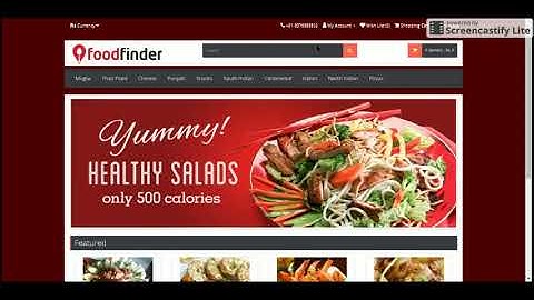 PHP and MySQL Project on Online Food Ordering System
