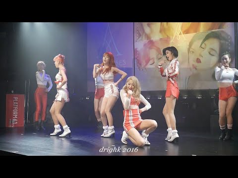 160804 나인뮤지스A(NineMusesA) - 입술에 입술 (Lip 2 Lip) Choreo. [쇼케이스] by drighk 직캠fancam