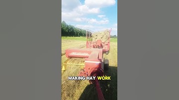 Fastest Method for Dealing with Hay Bales #technology  #usa