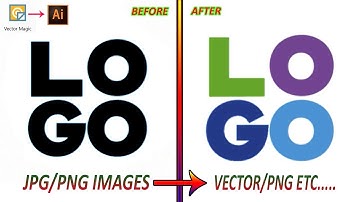 How to Convert JPG image to a vector in Vector Magic &  Illustrator 2022