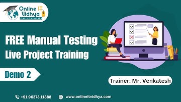 Manual Testing Live Project Training | Tutorial for Beginners | Demo 2 | OnlineITvidhya