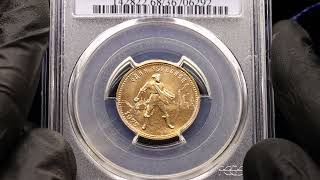 Lot 880 Russia - USSR 1 Chervonets 1977 ММД PCGS MS68 Lot 880 Russia - USSR 1 Chervonets 1977 ММД PCGS MS68
