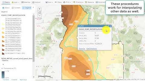 How to interpolate surfaces in ArcGIS Online