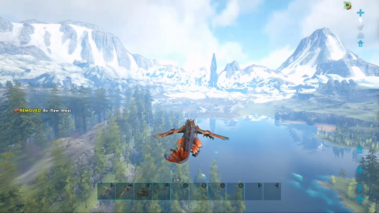 ARK Survival evolved Rock Drake Gliding! YouTube