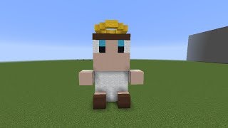 How to Build a Jesus Plushie in Minecraft