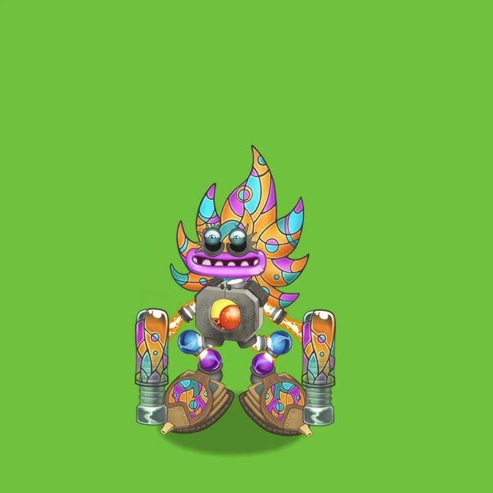 Epic Wubbox Green Screen [idle_fire_oasis] | My Singing Monsters