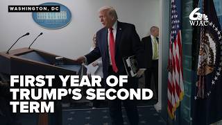 FULL: Trump joins Karoline Leavitt to tout accomplishments of first year of second term