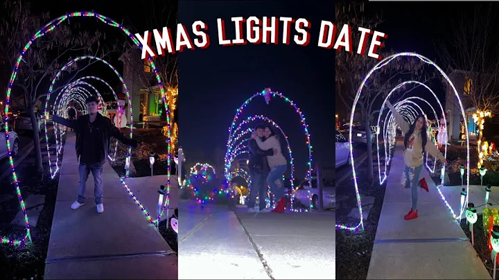 Date night seeing Christmas lights! *fun*